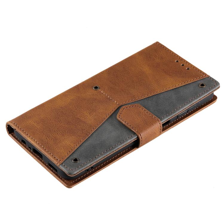 For Samsung Galaxy A37 5G Nail Skin Feel Stitching Calf Texture Leather Phone Case