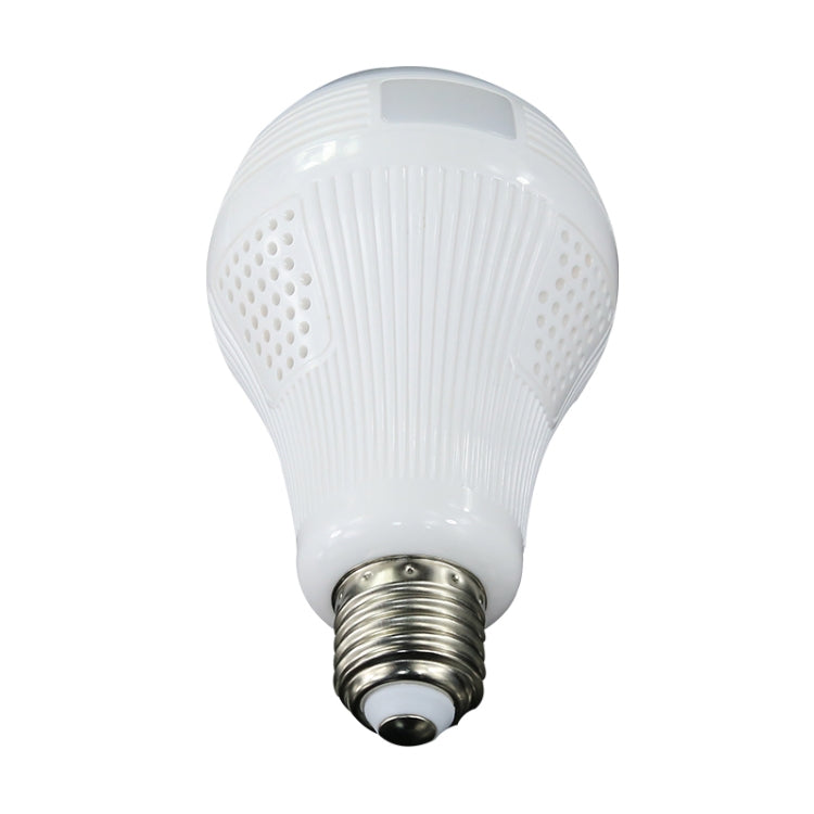 B2-L 2.0 Million Pixels 360-degrees Panoramic Lighting Monitoring Dual-use WiFi Network HD Bulb Camera, Support Motion Detection & Two-way voice, Specification:Host(White)