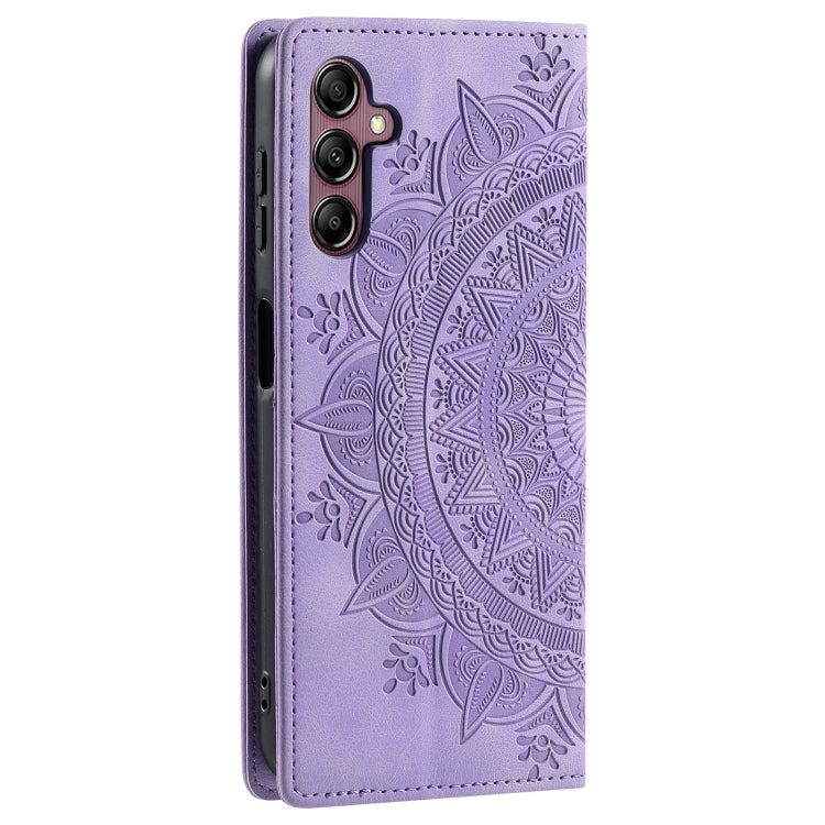 For Samsung Galaxy A16 5G Totem Embossed Magnetic Leather Phone Case