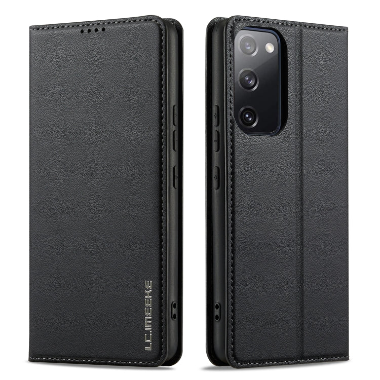 For Samsung Galaxy S20 FE LC.IMEEKE L1 Series Frosted Fine Texture PU Phone Case