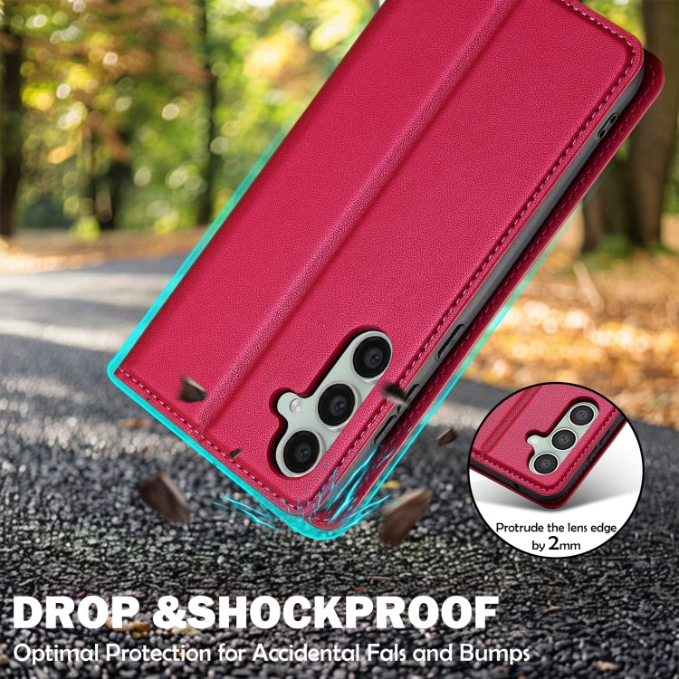 For Samsung Galaxy S23 5G LC.IMEEKE L1 Series Frosted Fine Texture PU Phone Case