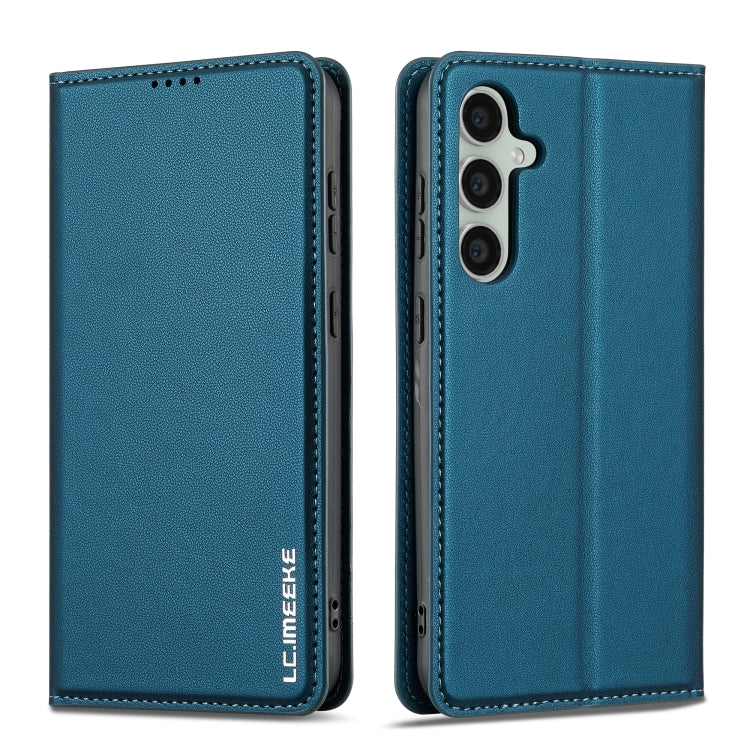 For Samsung Galaxy S23 FE 5G LC.IMEEKE L1 Series Frosted Fine Texture PU Phone Case