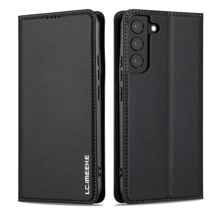 For Samsung Galaxy S22+ 5G LC.IMEEKE L1 Series Frosted Fine Texture PU Phone Case