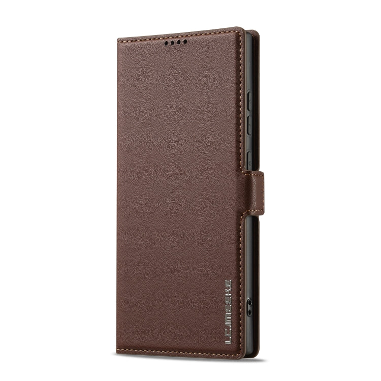 For Samsung Galaxy S25 Ultra 5G LC.IMEEKE L1 Series Frosted Fine Texture PU Phone Case