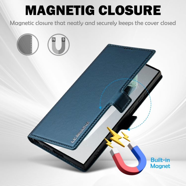 For Samsung Galaxy S25 Ultra 5G LC.IMEEKE L1 Series Frosted Fine Texture PU Phone Case