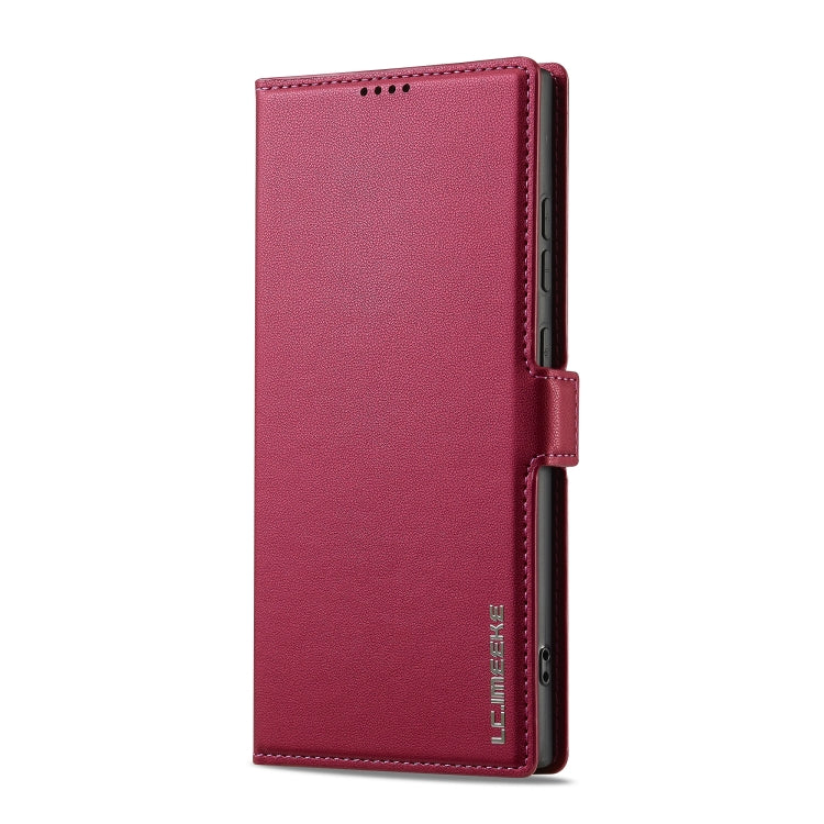 For Samsung Galaxy S25 Ultra 5G LC.IMEEKE L1 Series Frosted Fine Texture PU Phone Case