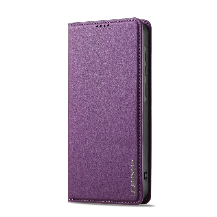 For Samsung Galaxy S25 5G LC.IMEEKE L1 Series Frosted Fine Texture PU Phone Case