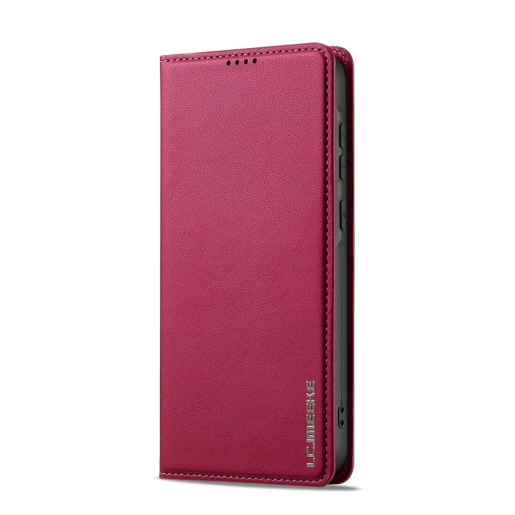 For Samsung Galaxy S25 5G LC.IMEEKE L1 Series Frosted Fine Texture PU Phone Case