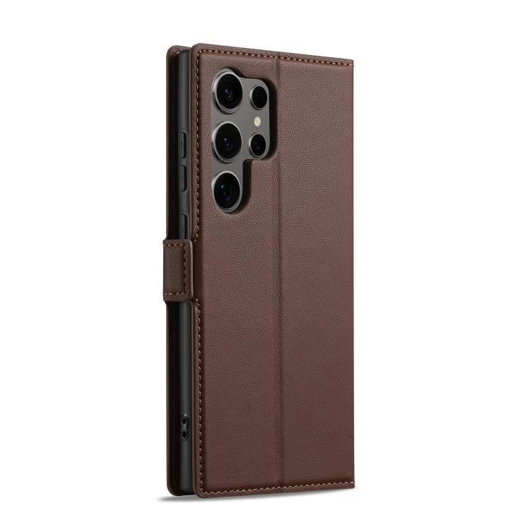 For Samsung Galaxy S26 Ultra 5G LC.IMEEKE L1 Series Frosted Fine Texture PU Phone Case