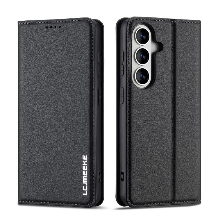 For Samsung Galaxy S26+ 5G LC.IMEEKE L1 Series Frosted Fine Texture PU Phone Case