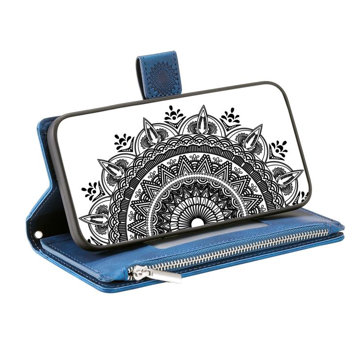 For Samsung Galaxy A07 4G Multi-Card Totem Zipper Leather Phone Case