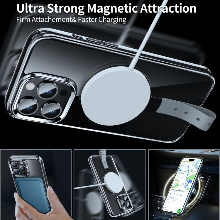For iPhone 13 Pro Max Holder Hand Strap MagSafe Transparent Phone Case