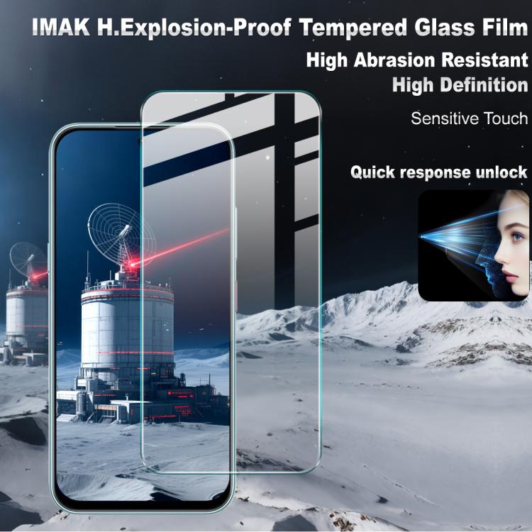 For ZTE nubia V80 Design imak H Series Tempered Glass Film