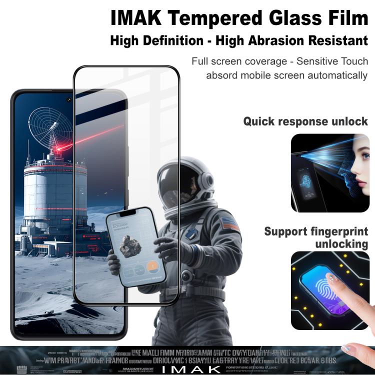 For OPPO K12s 5G / K13 5G imak 9H Surface Hardness Full Screen Tempered Glass Film Pro+ Series