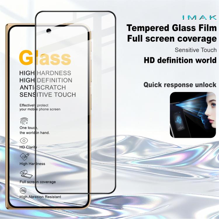For OPPO Find N6 5G imak 9H Surface Hardness Full Screen Tempered Glass Film Pro+ Series