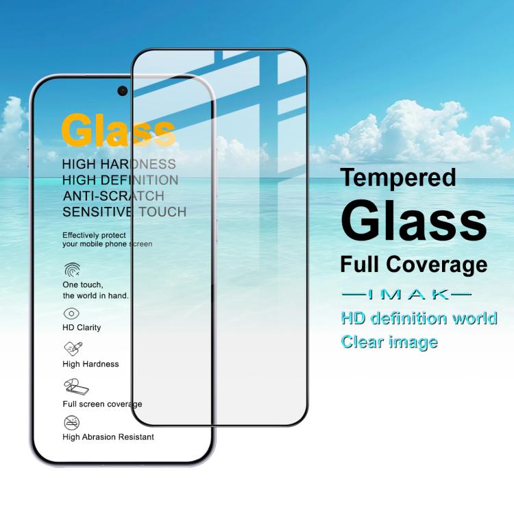 For OPPO Find X9s Pro 5G imak 9H Surface Hardness Full Screen Tempered Glass Film Pro+ Series