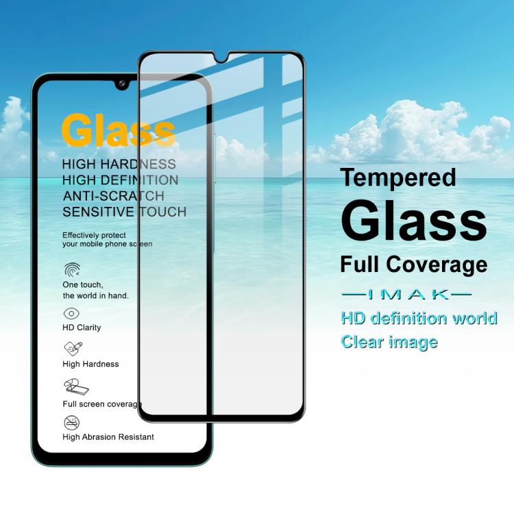 For Galaxy M17e 5G imak 9H Surface Hardness Full Screen Tempered Glass Film Pro+ Series