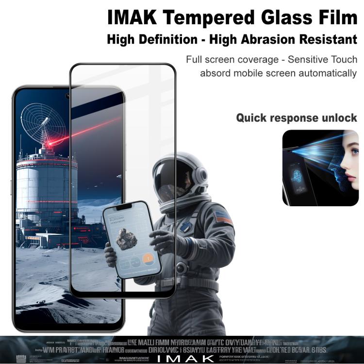 For Honor 400 Smart 4G/5G/X7d 4G/5G Global imak 9H Surface Hardness Full Screen Tempered Glass Film Pro+ Series
