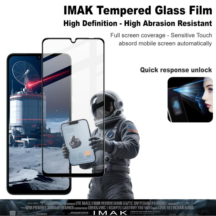 For Honor X5c 4G / X5c Plus imak 9H Surface Hardness Full Screen Tempered Glass Film Pro+ Series