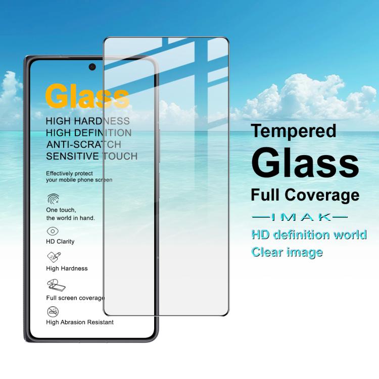 For Honor Magic V6 5G imak 9H Surface Hardness Full Screen Tempered Glass Film Pro+ Series