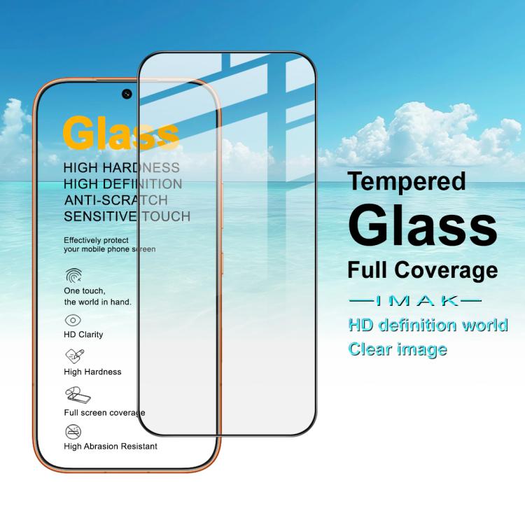 For Honor 600 Global / 600 Pro Global imak 9H Surface Hardness Full Screen Tempered Glass Film Pro+ Series