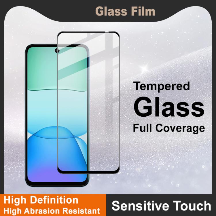 For Redmi 13x 4G imak 9H Surface Hardness Full Screen Tempered Glass Film Pro+ Series