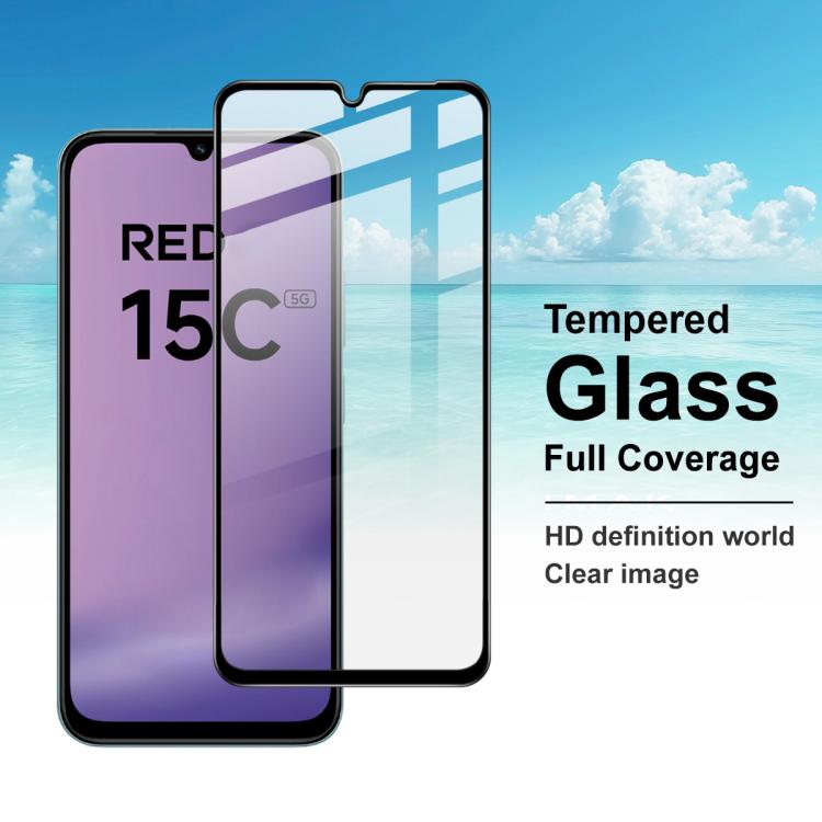 For Redmi 15C 4G EU / 15C 5G 173.1mm imak 9H Surface Hardness Full Screen Tempered Glass Film Pro+ Series