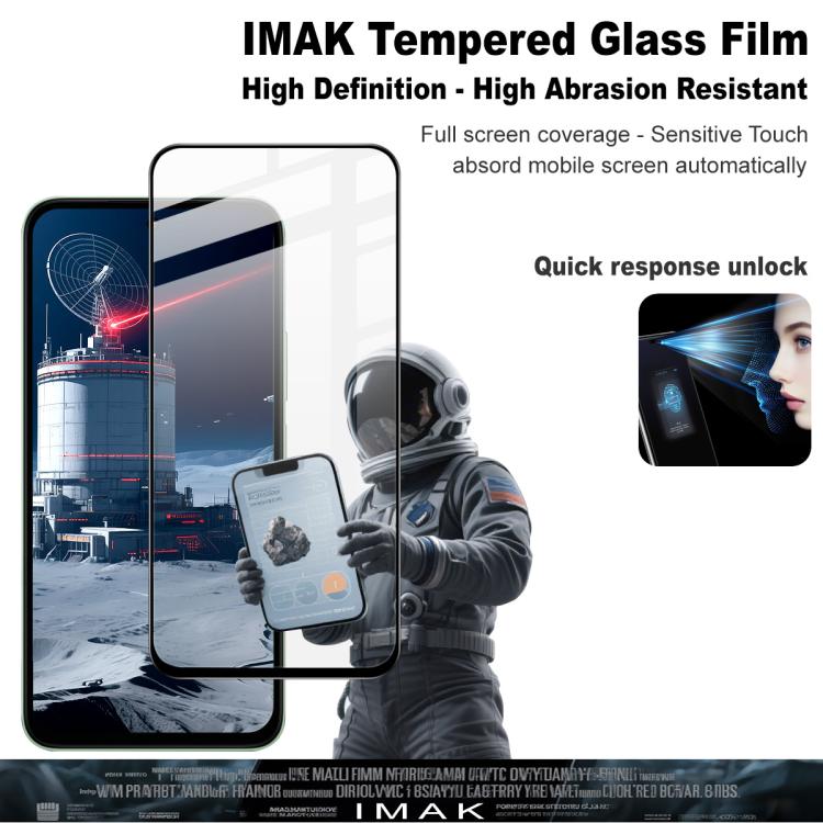 For Redmi 15 5G / 4G EU 171mm imak 9H Surface Hardness Full Screen Tempered Glass Film Pro+ Series
