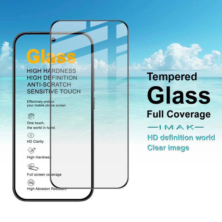 For Redmi Turbo 5 5G / POCO X8 Pro 5G imak 9H Surface Hardness Full Screen Tempered Glass Film Pro+ Series
