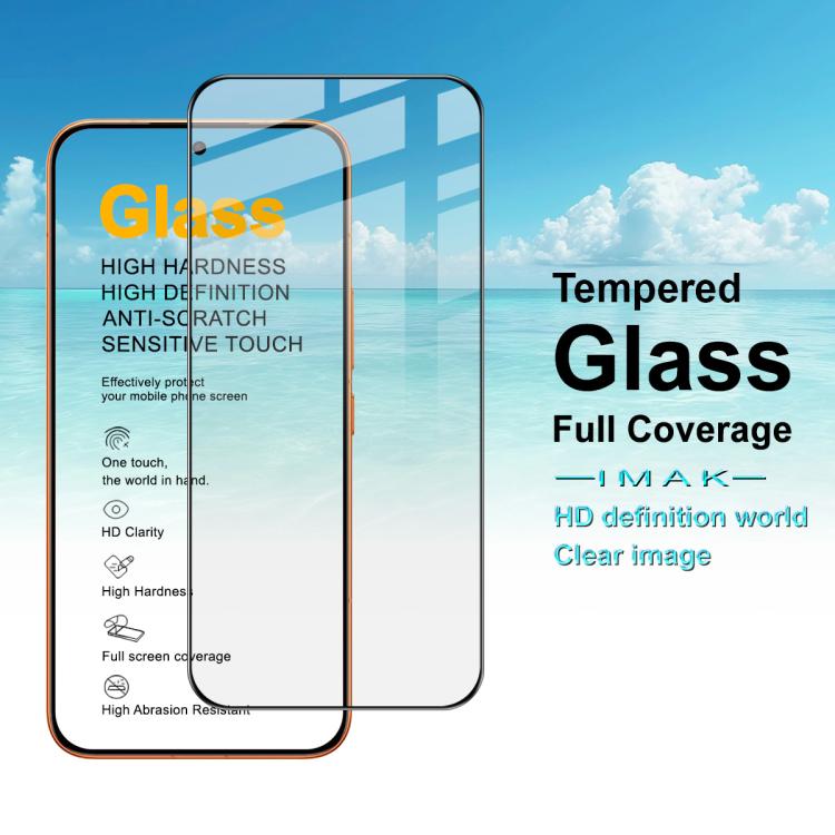 For Redmi Turbo 5 Max 5G imak 9H Surface Hardness Full Screen Tempered Glass Film Pro+ Series