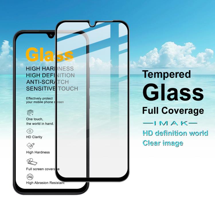 For Redmi A7 Pro 4G / Poco C85x 5G imak 9H Surface Hardness Full Screen Tempered Glass Film Pro+ Series