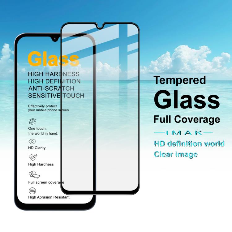 For Redmi 15a 5G imak 9H Surface Hardness Full Screen Tempered Glass Film Pro+ Series