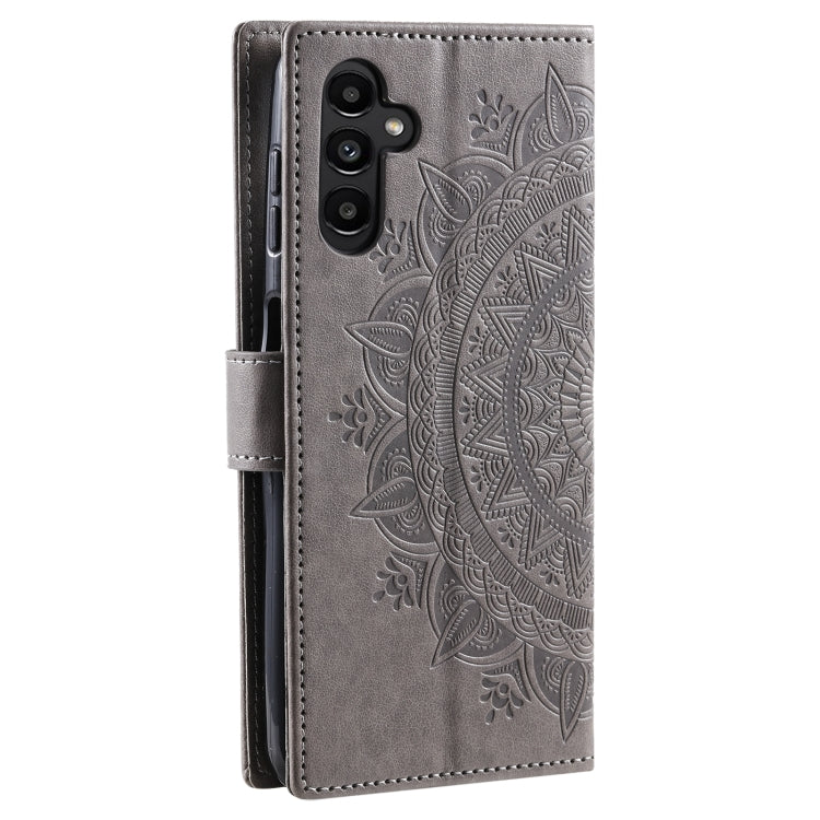 For Samsung Galaxy A16 5G Totem Flower Embossed Leather Phone Case