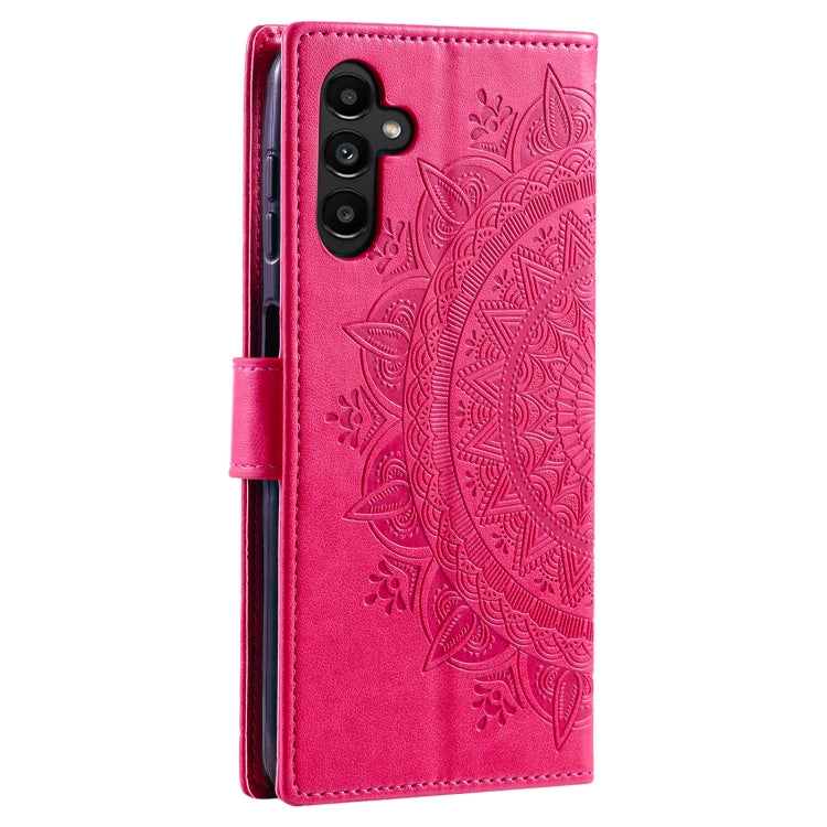 For Samsung Galaxy A16 5G Totem Flower Embossed Leather Phone Case