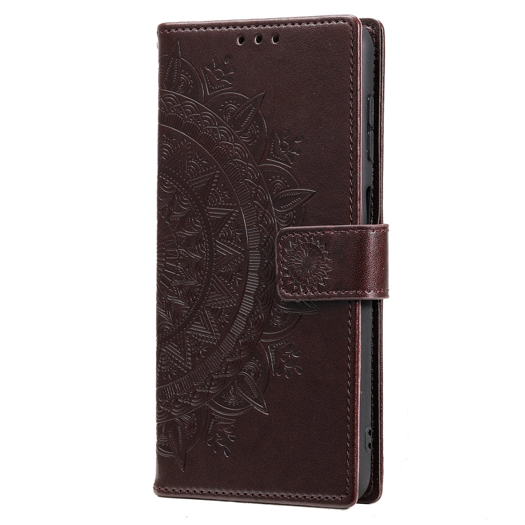 For Samsung Galaxy A16 5G Totem Flower Embossed Leather Phone Case