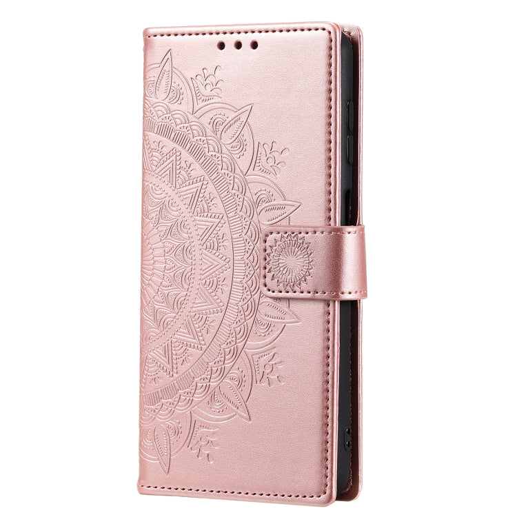 For Samsung Galaxy A16 5G Totem Flower Embossed Leather Phone Case