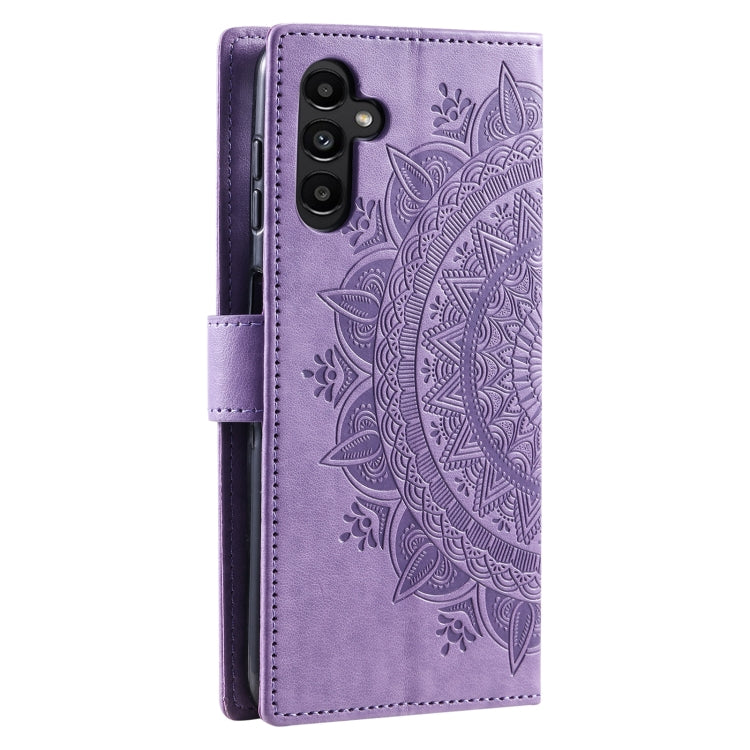 For Samsung Galaxy A16 5G Totem Flower Embossed Leather Phone Case