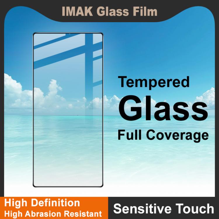 For ZTE nubia Red Magic 10 Air 5G imak 9H Surface Hardness Full Screen Tempered Glass Film Pro+ Series