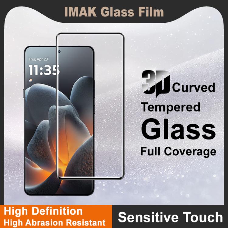 For Motorola Edge 70 Ultra 5G imak 3D Curved Full Screen Tempered Glass Film
