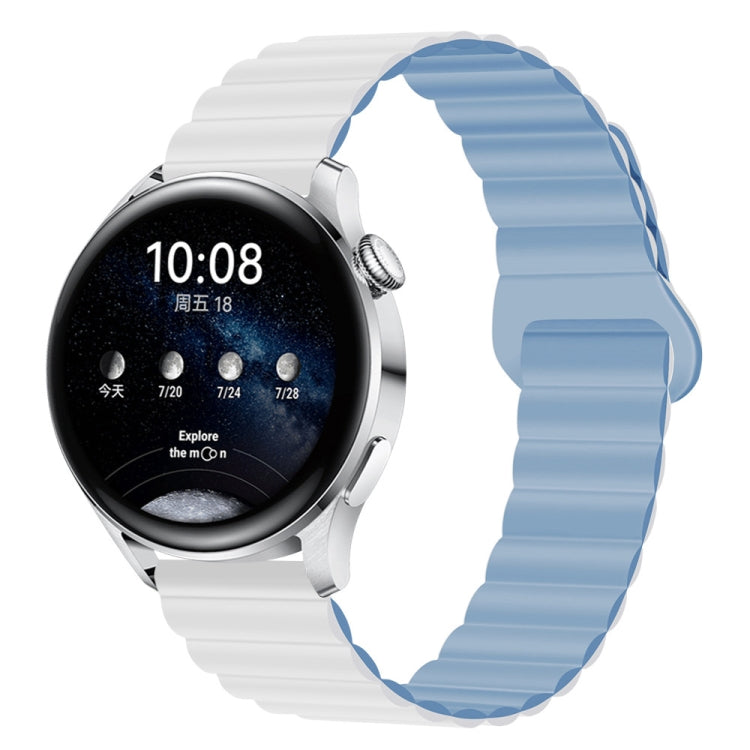 20mm Two Color Magnetic Silicone Watch Band