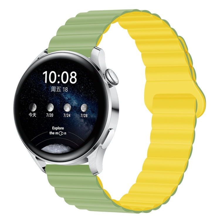 20mm Two Color Magnetic Silicone Watch Band