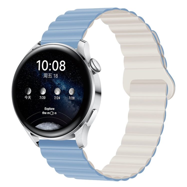 20mm Two Color Magnetic Silicone Watch Band