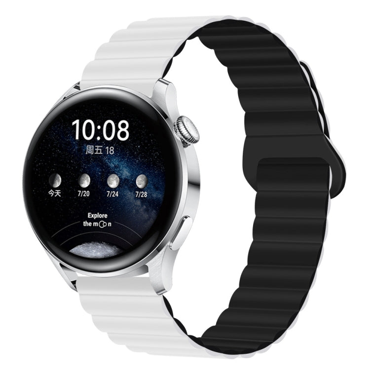 22mm Two Color Magnetic Silicone Watch Band
