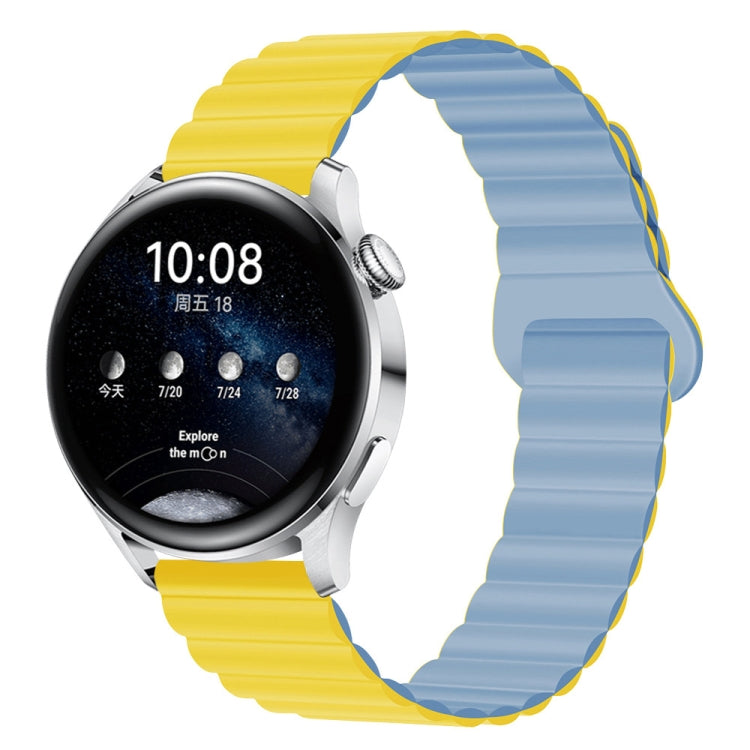 22mm Two Color Magnetic Silicone Watch Band