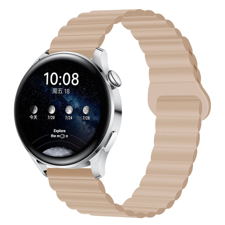 20mm Solid Color Magnetic Silicone Watch Band
