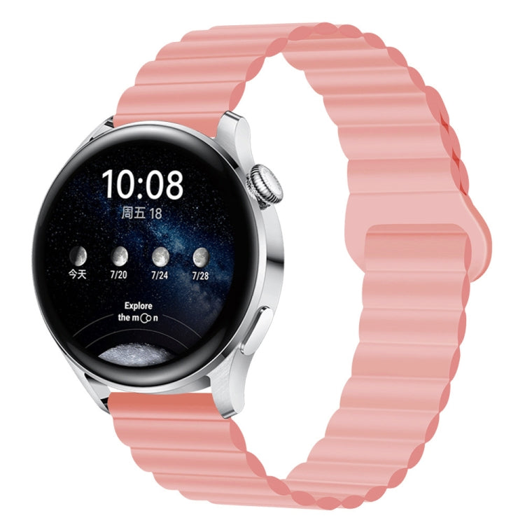 22mm Solid Color Magnetic Silicone Watch Band