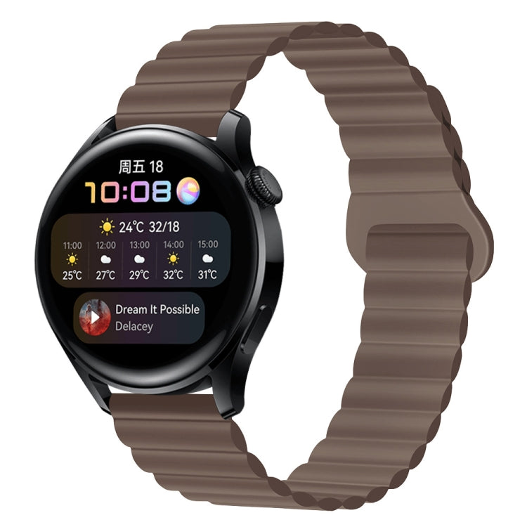 22mm Solid Color Magnetic Silicone Watch Band