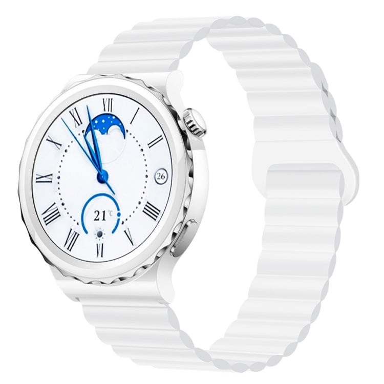 22mm Solid Color Magnetic Silicone Watch Band