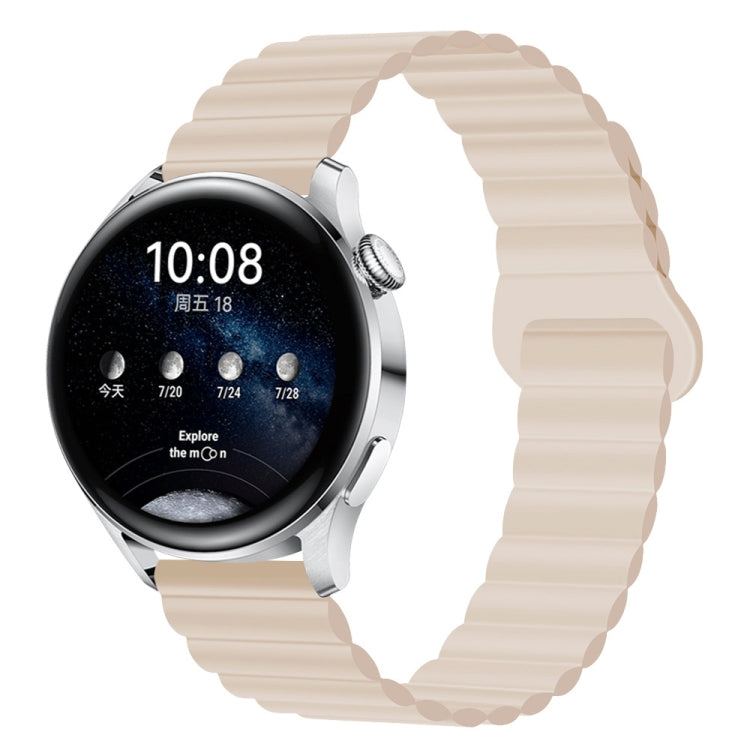 22mm Solid Color Magnetic Silicone Watch Band