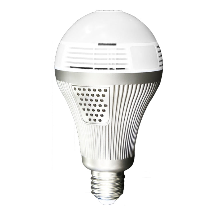 B3-L 3.0 Million Pixels White Light 360-degrees Panoramic Lighting Monitoring Dual-use WiFi Network HD Bulb Camera, Support Motion Detection & Two-way voice, Specification:Host(White)